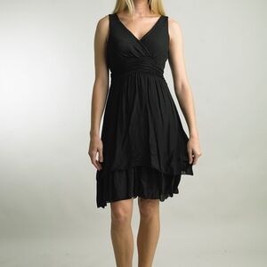 Tempo Paris Black High Low Dress